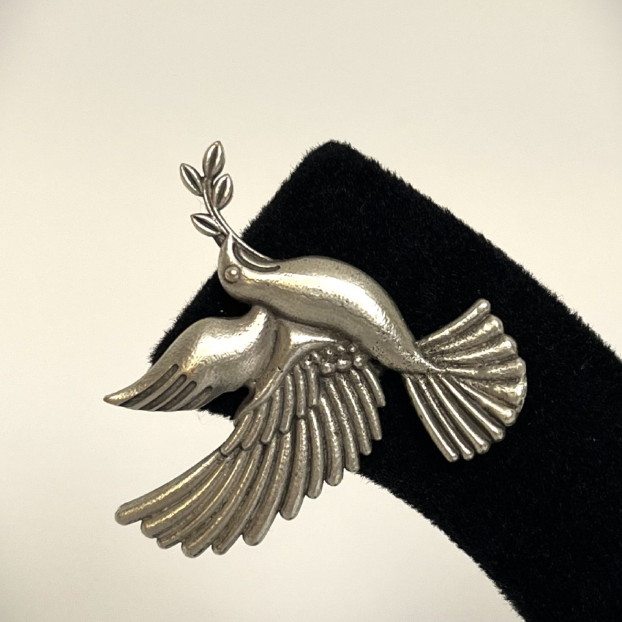 Oxidized Dove Bird Earrings – Symbol of Peace & Elegance - Image 5