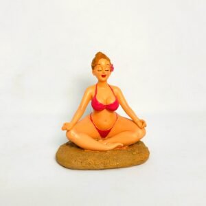 “Dimple Girl” Yoga Figurine – 11 cm Relaxing Meditation Statue for Home Décor & Gifting