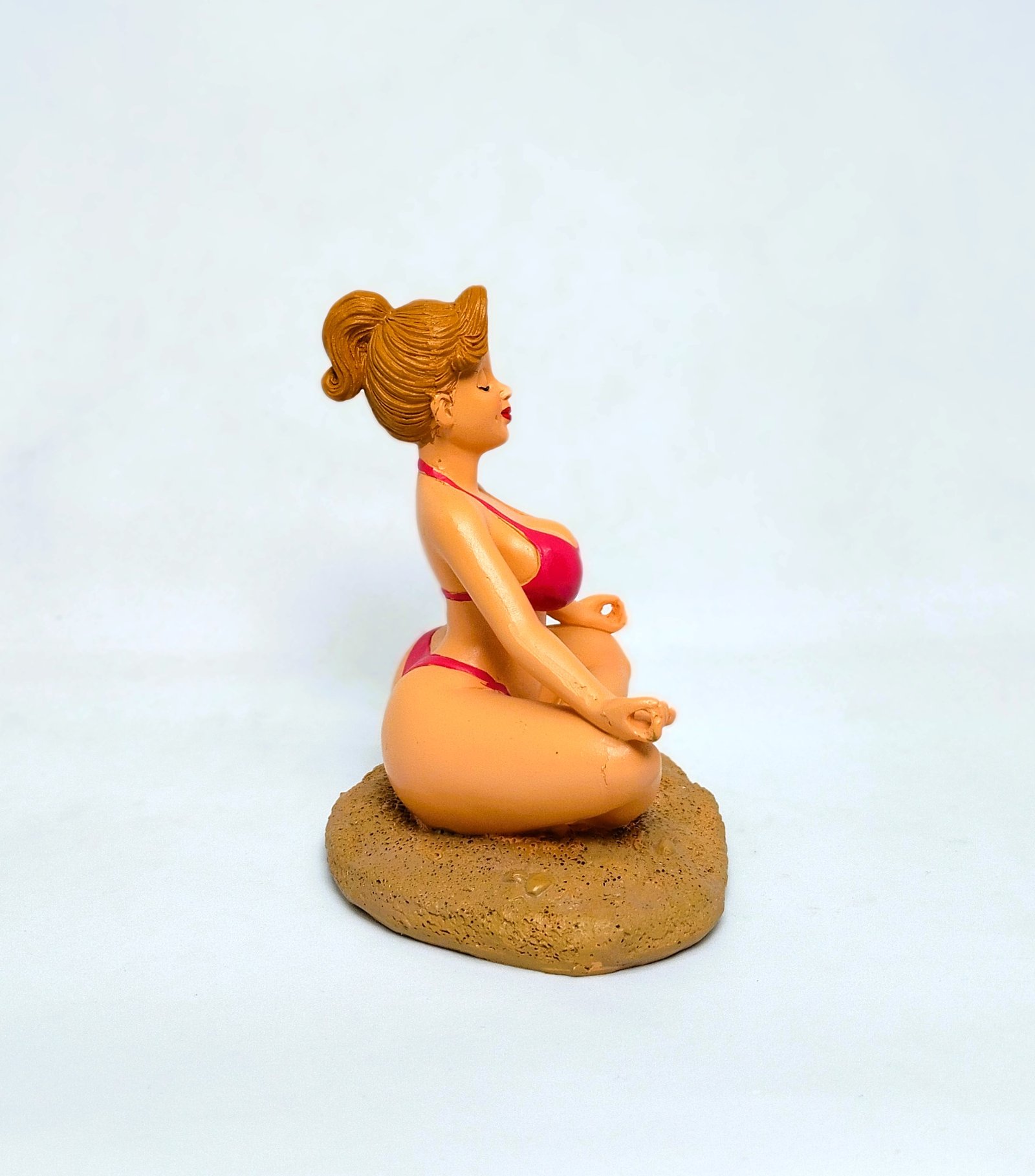“Dimple Girl” Yoga Figurine – 11 cm Relaxing Meditation Statue for Home Décor & Gifting - Image 5