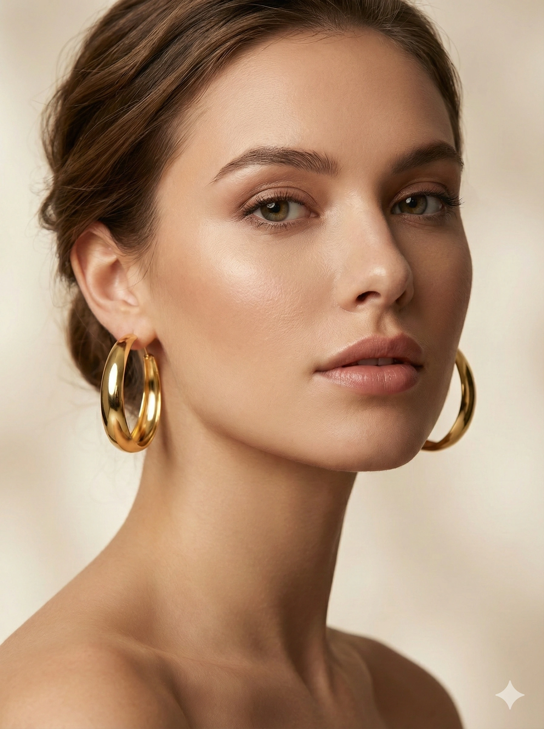 Classic Gold Hoop Earrings – Timeless Shine, Effortless Style