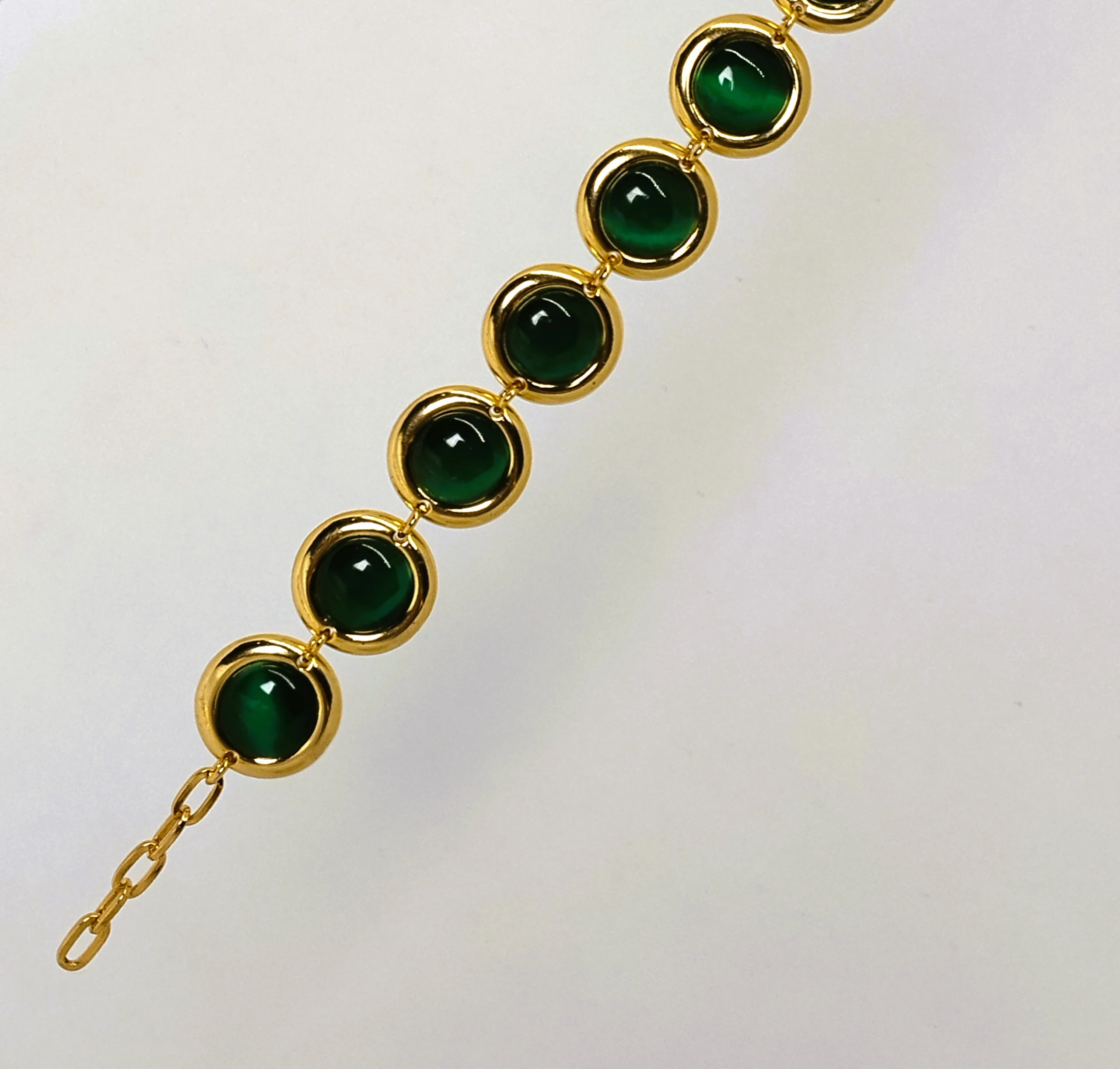 Emerald Halo Bracelet - Image 2