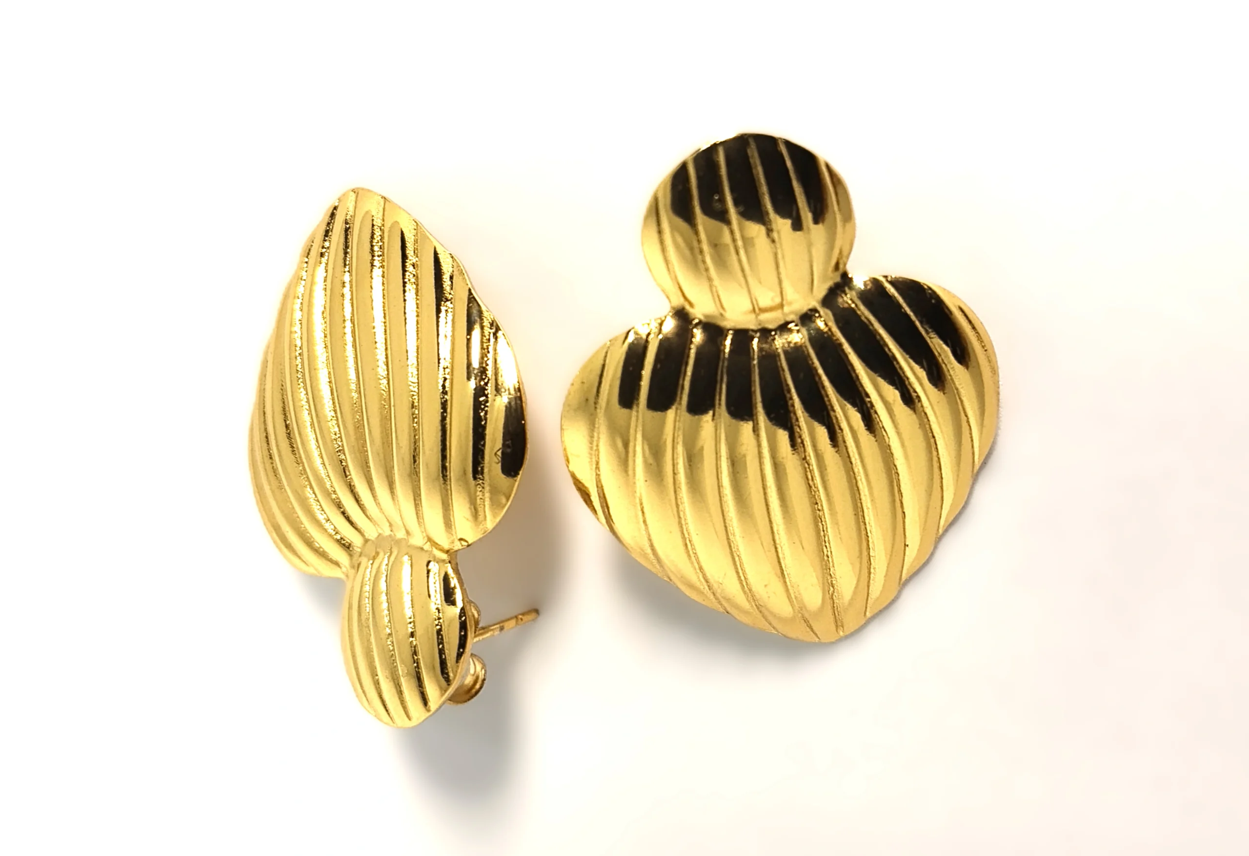 Golden Heart Studs - Image 3